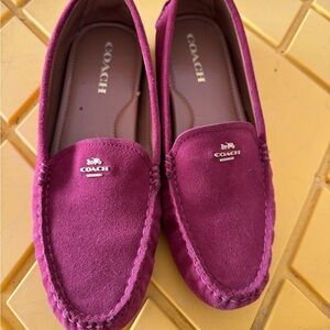 Coach loafers like new